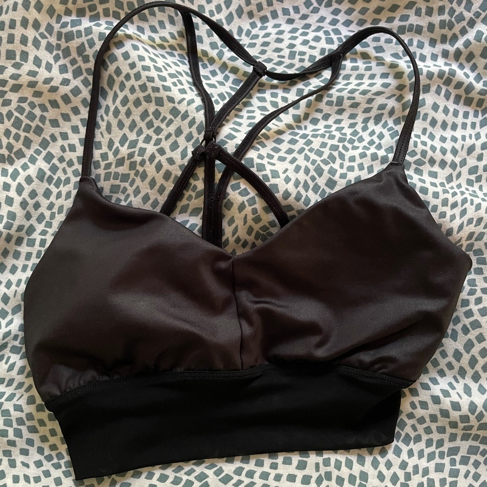 ALO black sports bra